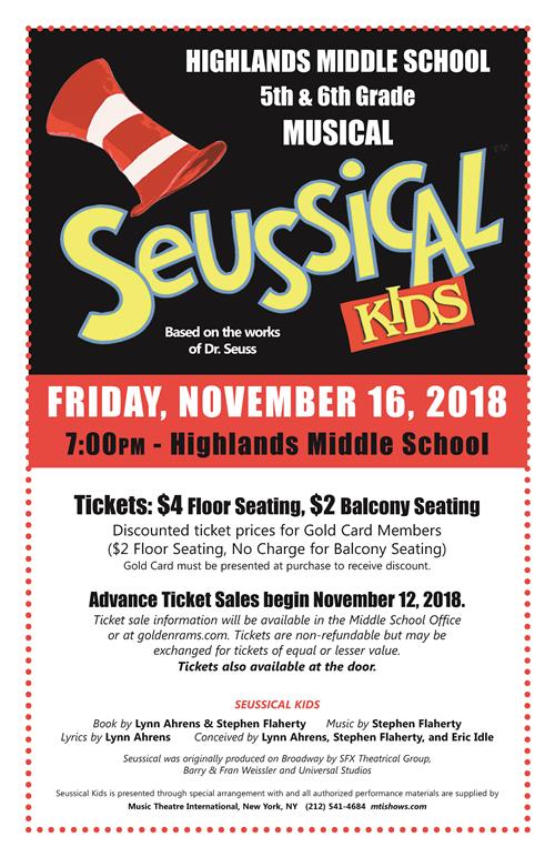 seussical kids poster 